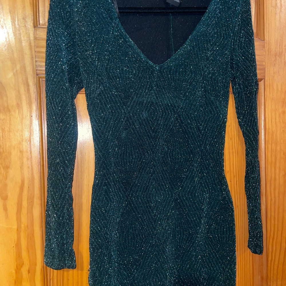 Windsor Glitzy Moment Glitter Knit Mini Dress